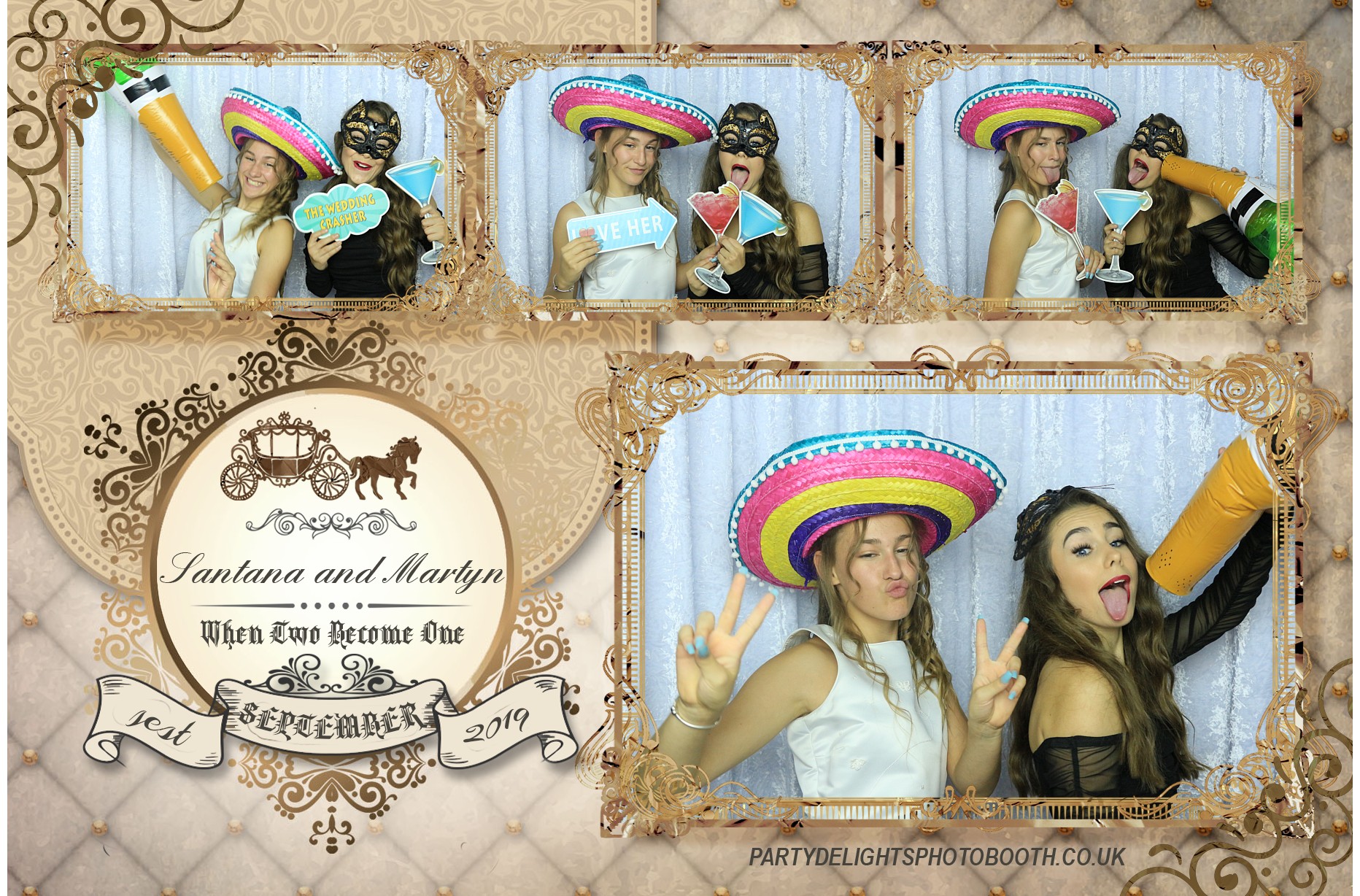 Martyn and Santana’s Wedding - Prints | View more photos from the event at gallery.partydelightsphotobooth.co.uk/u/PartyDelightsPhotoBooth/Martyn-and-Santana’s-Wedding-Prints